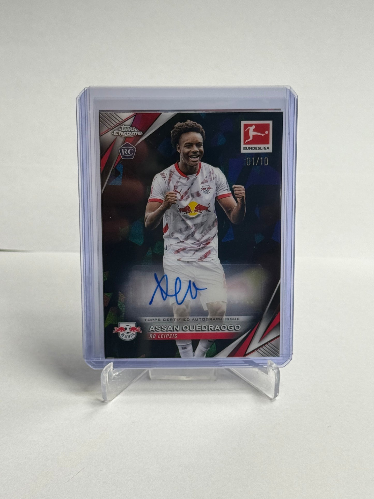 Assan Ouédraogo – Bundesliga Chrome Auto /10 – RB Leipzig