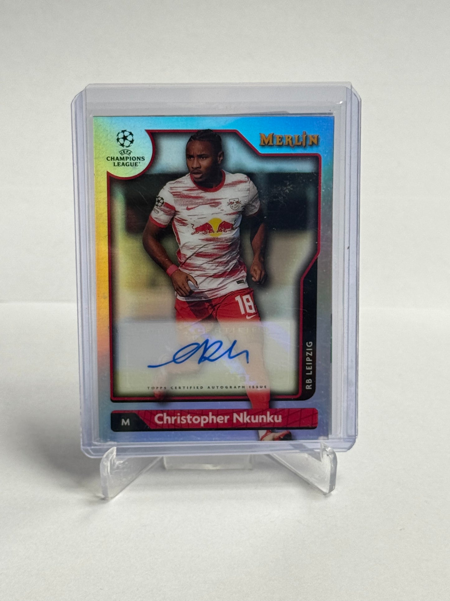 Christopher Nkunku - Merlin Autograf (RB Leipzig)