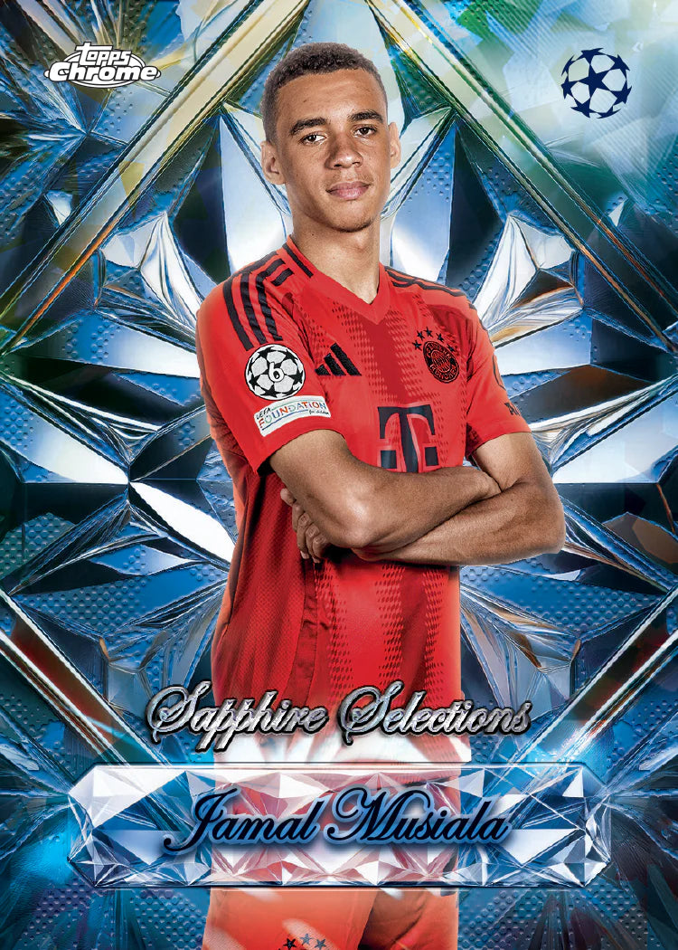 2024/25 Topps Chrome Sapphire Bundesliga Soccer – Hobby Boks