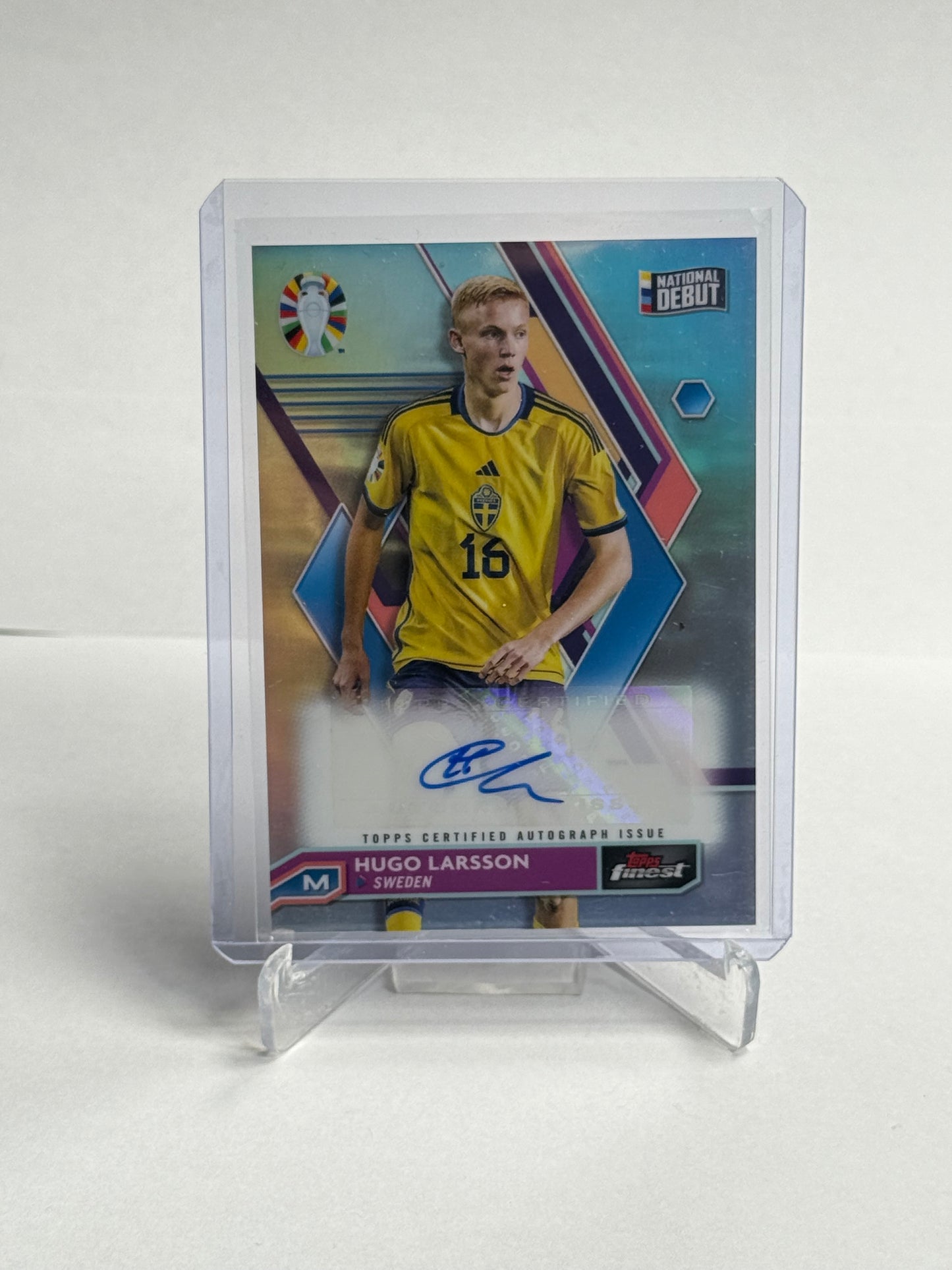 Hugo Larsson - Mosaic Rookie Autograf (Sweden)