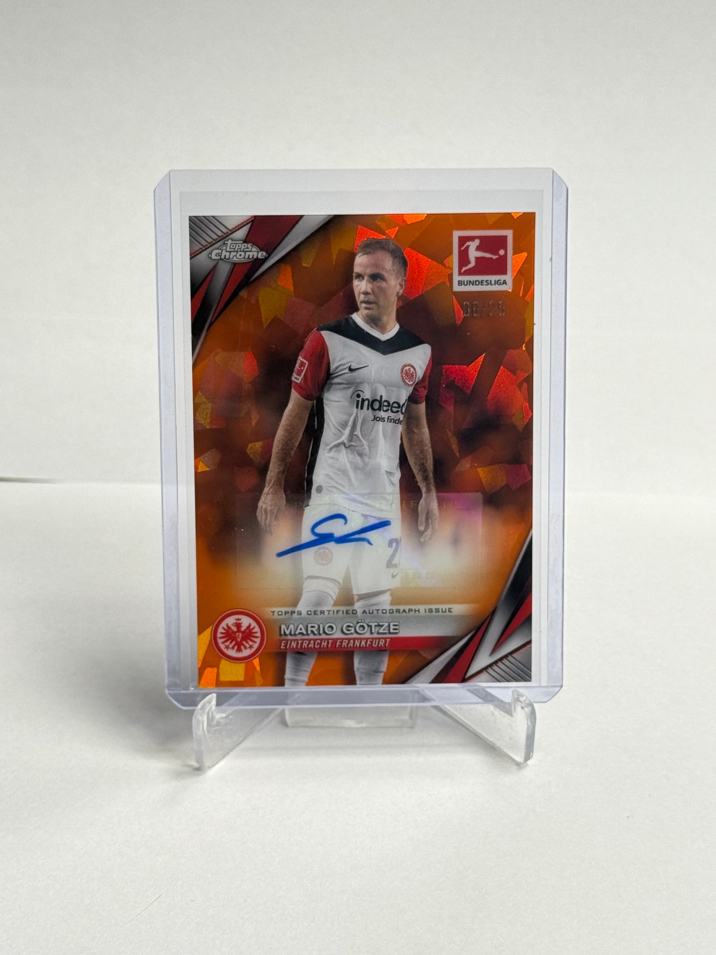 Mario Götze – Bundesliga Sapphire Auto /25 – Eintracht Frankfurt