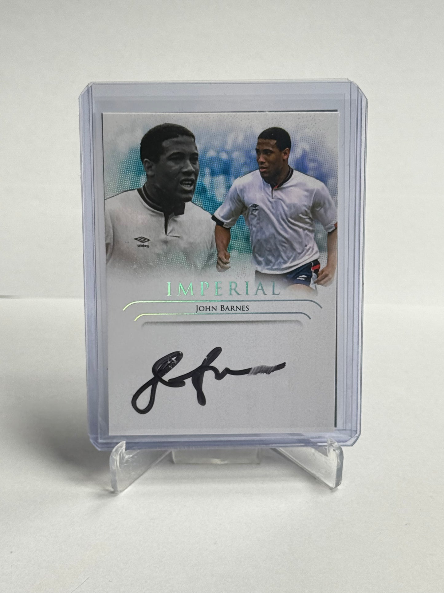 John Barnes – Imperial On card Autograf 1/1