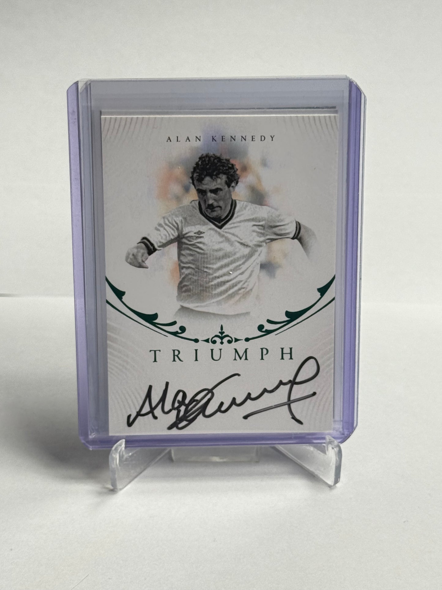 Alan Kennedy – Triumph On card Autograf 1/1