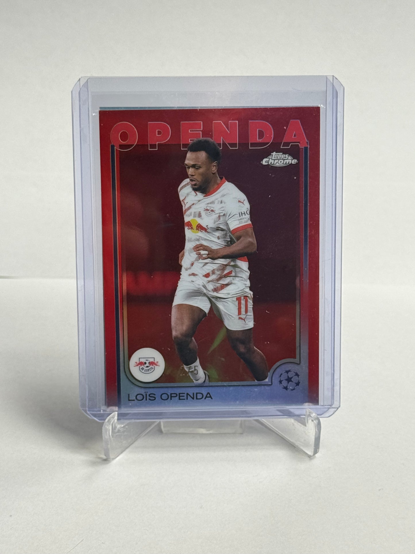 Loïs Openda – Topps Chrome Red /5 – RB Leipzig