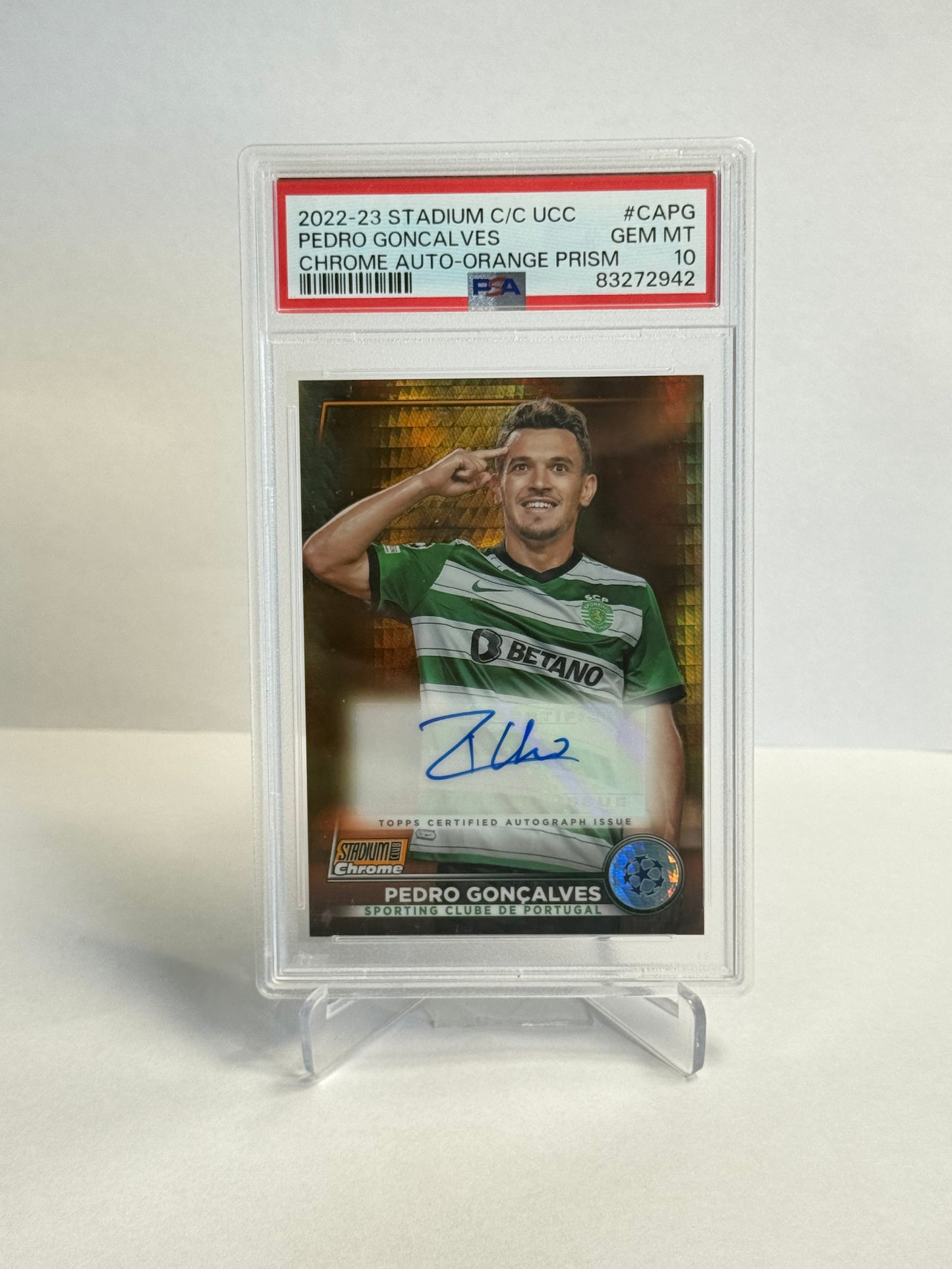 Pedro Gonçalves – Stadium Club Chrome Auto (PSA 10)