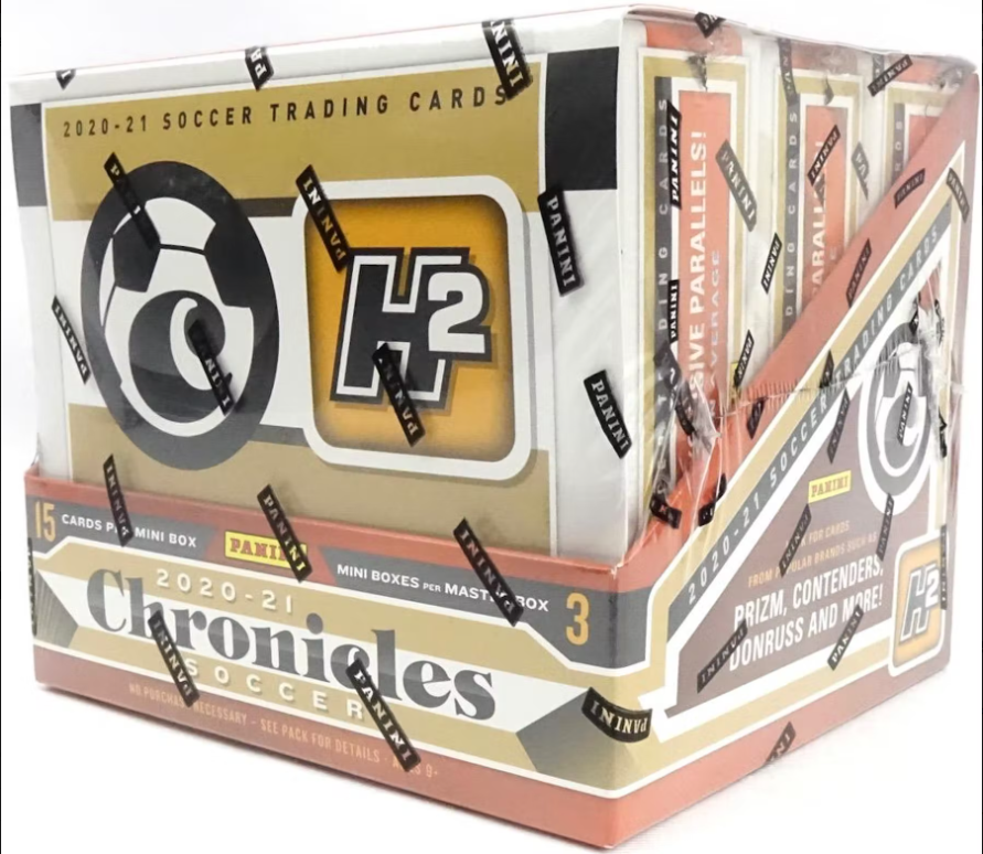 2020/21 Panini Chronicles Soccer H2 Hobby Hybrid Europe Box