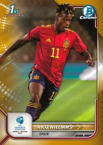 2022 Bowman Chrome Road to UEFA Under-21 European Championship Soccer Hobby Pakke