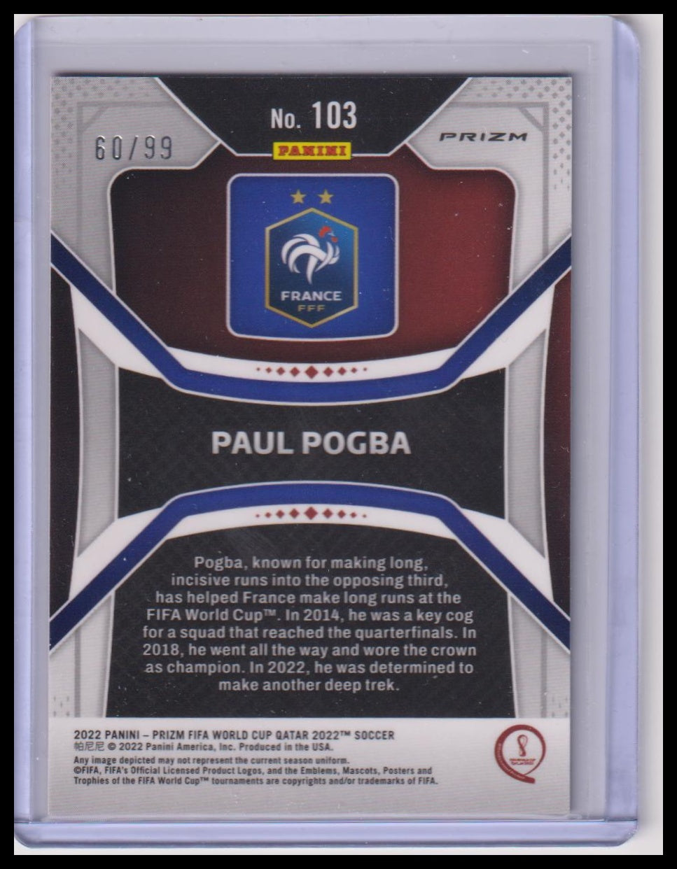 2022 World Cup Prizm Nummerert