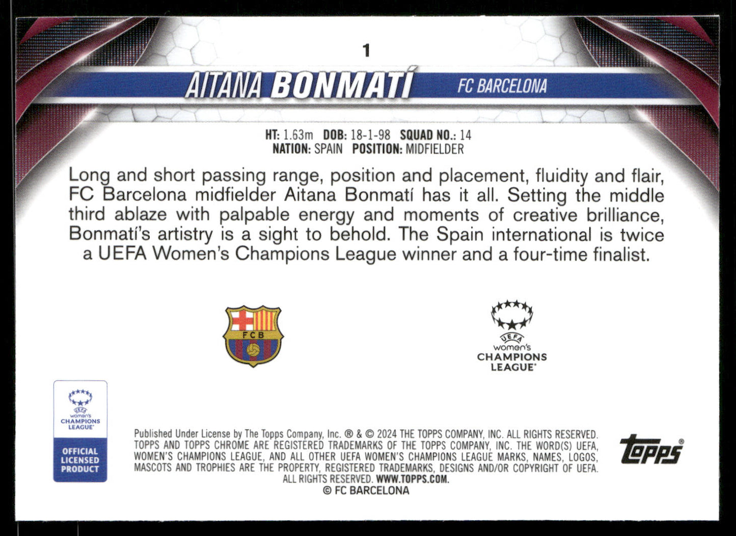 2023-24 Womens Chrome UCL Base