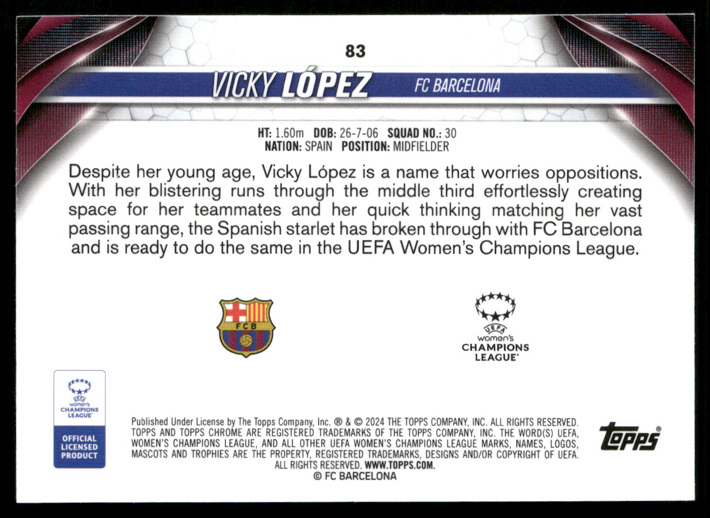 2023-24 Womens Chrome UCL Base