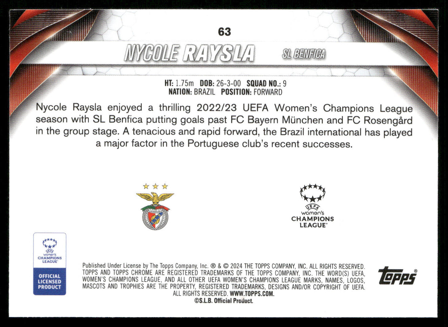 2023-24 Womens Chrome UCL Base