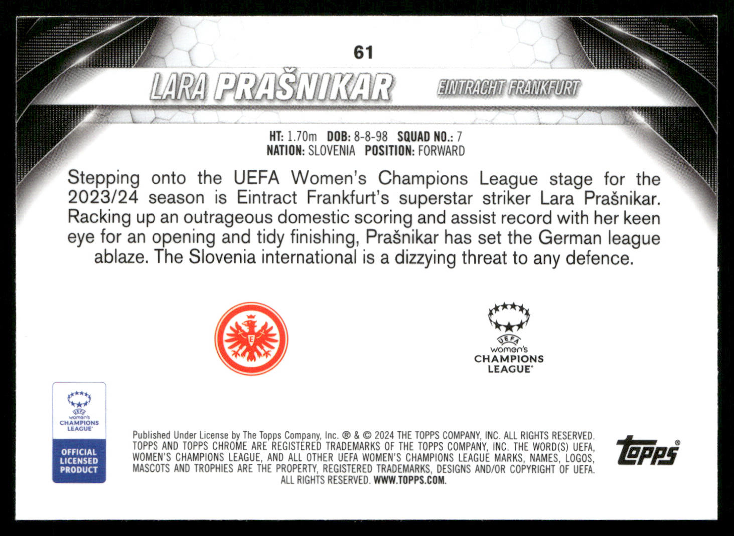 2023-24 Womens Chrome UCL Base