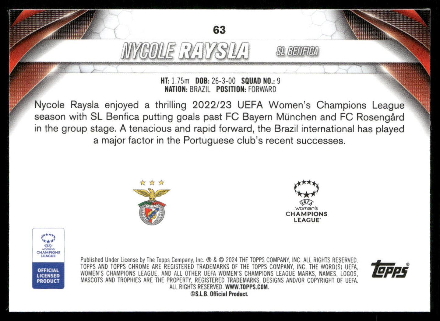 2023-24 Womens Chrome UCL Base