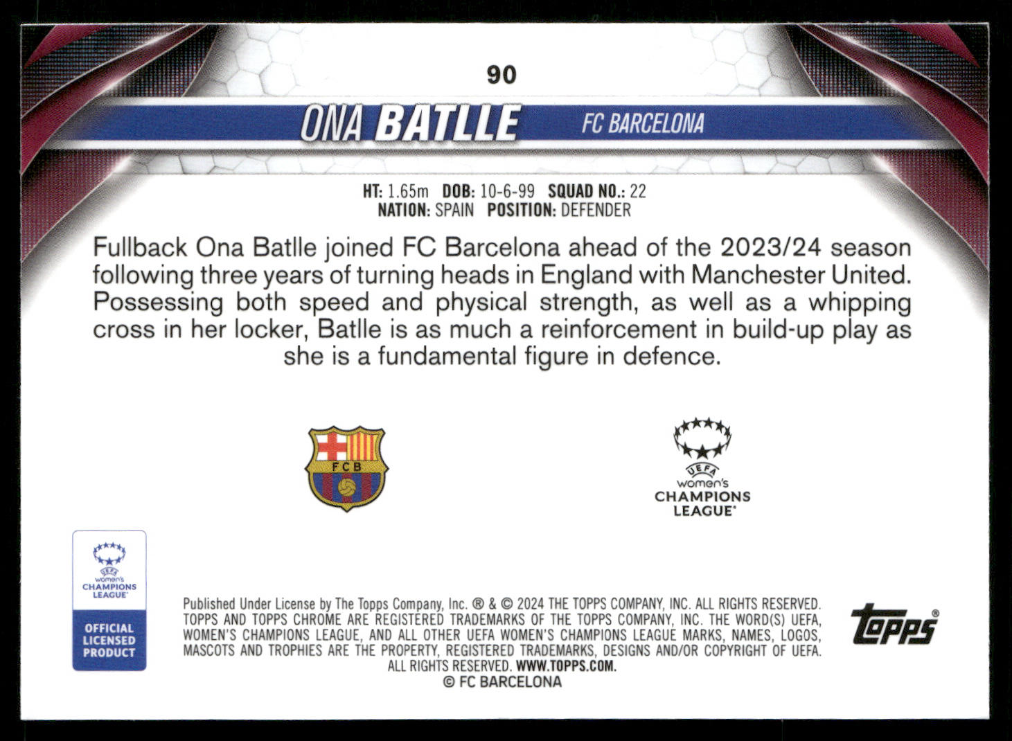 2023-24 Womens Chrome UCL Base