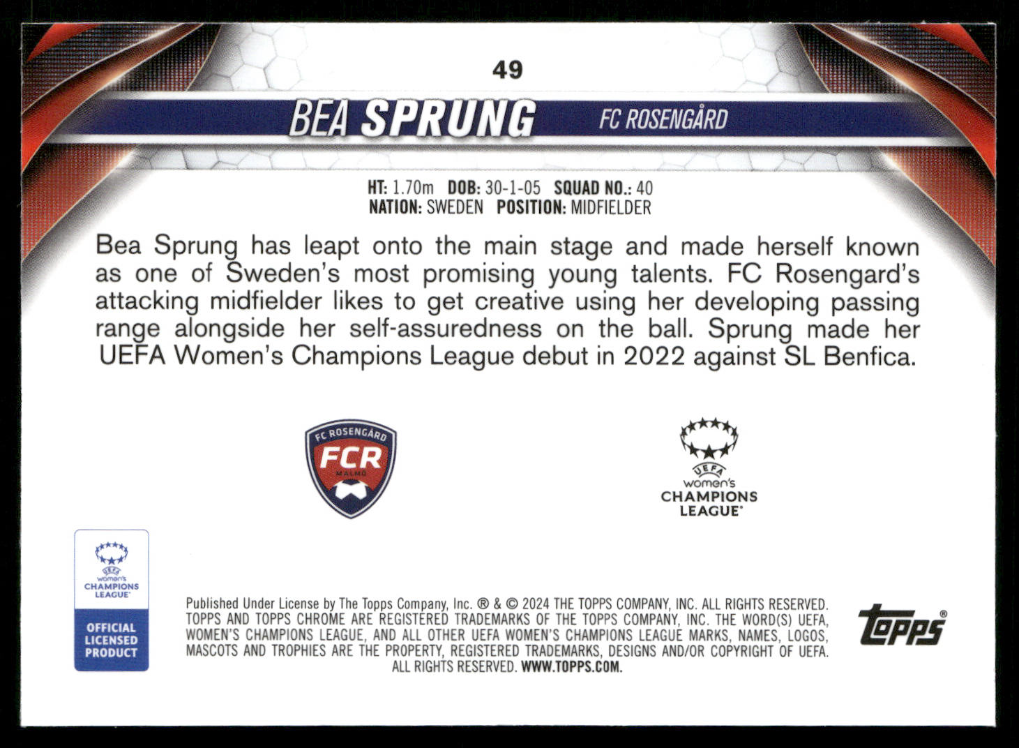 2023-24 Womens Chrome UCL Base