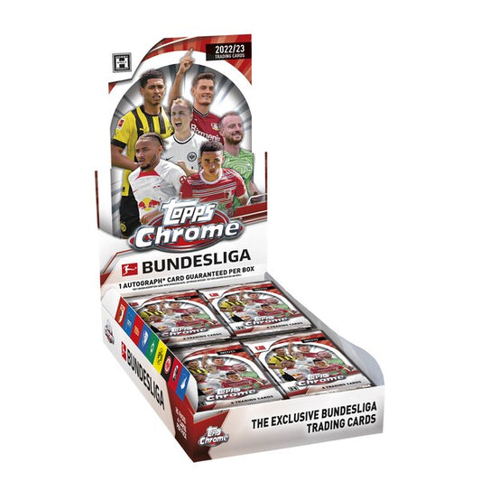 2022/23 Topps Chrome Bundesliga Soccer Hobby Box (Bestillings Vare Lengre leverings tid)