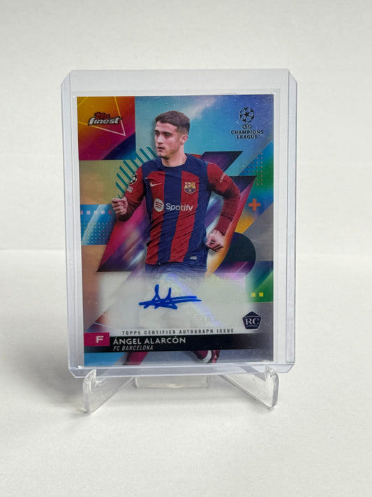 Ángel Alarcón - Topps Finest Rookie Autograf (Barcelona)