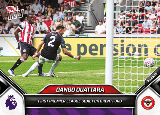Dango Ouattara - 2025-26 Premier League Topps NOW® - Card 9 (Forhåndssalg)