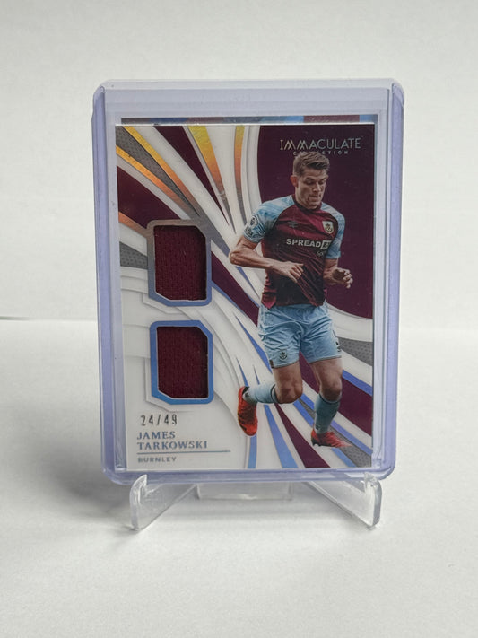 James Tarkowski - Immaculate Dual Patch /49 Player/Match Worn