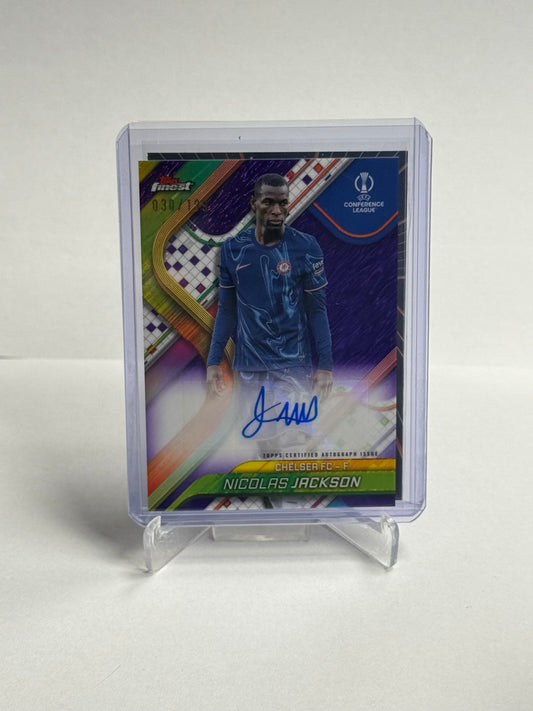 Nicolas Jackson - Finest Purple Auto /299 - Chelsea