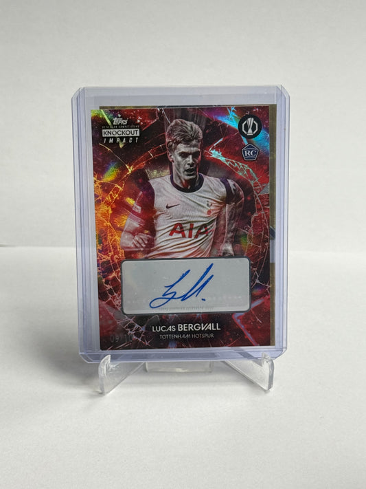 Lucas Bergvall - Knockout Impact Red Auto /10 - Tottenham