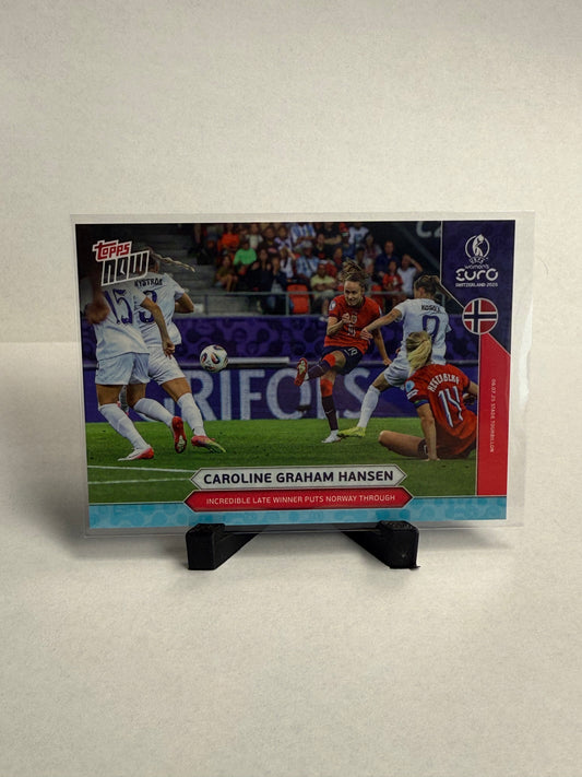 Caroline Graham Hansen - UEFA Women’s EURO 2025 Topps NOW - Card 7 - PR: 234