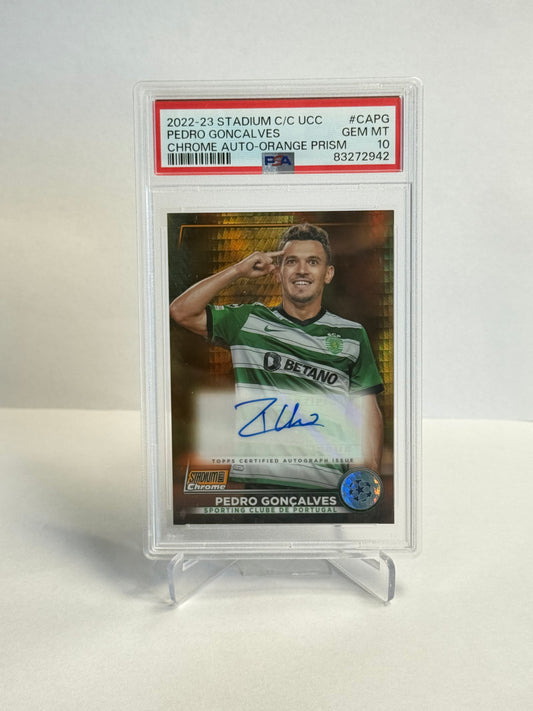 Pedro Gonçalves – Stadium Club Chrome Auto (PSA 10)