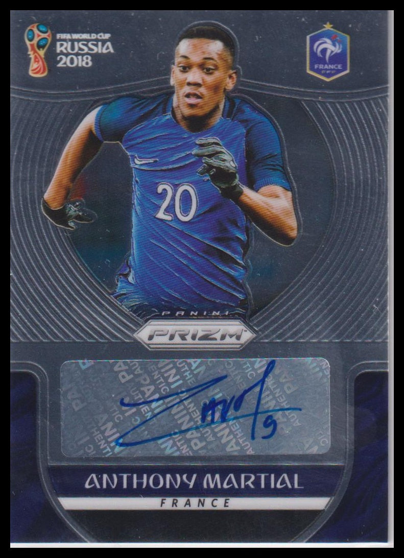 Prizm World Cup 2018 Autograd Anthony Martial