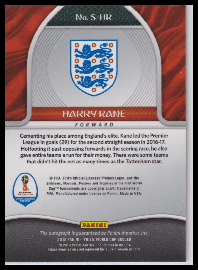 Prizm World Cup 2018 Autograd Harry Kane