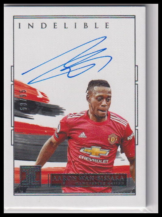 Aaron Wan-Bissaka On Card Auto /99