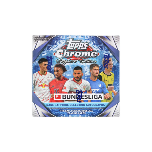 2024/25 Topps Chrome Sapphire Bundesliga Soccer – Hobby Boks