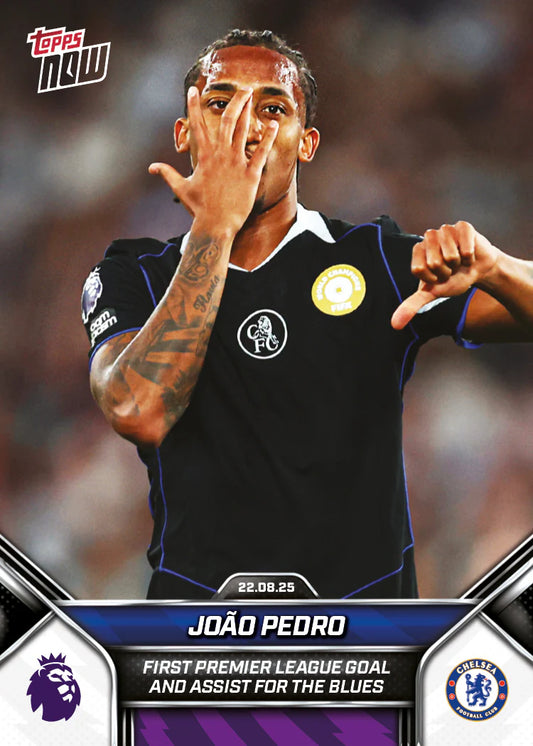João Pedro - 2025-26 Premier League Topps NOW® - Card 7 (Forhåndssalg)